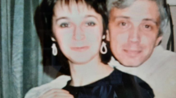 Anna Politkovskaja con il marito Alexander