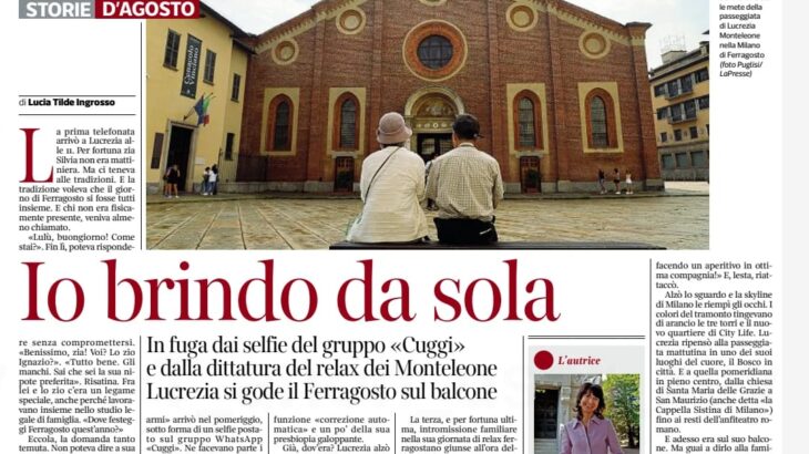 Racconto sui Monteleone sul Corriere della Sera